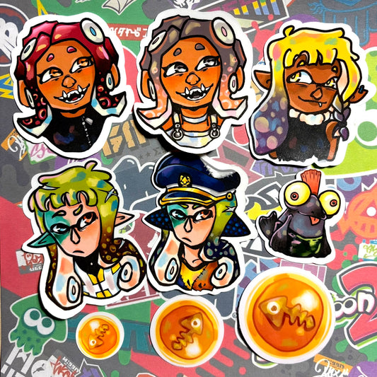 Splatoon Stickers!